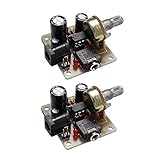 Fenteer DIYキット　小型 アンプボード 　2個　電子部品　DC3V～12V　オーディオアンプボード　　　