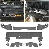 ECOTRIC DIY フロントバンパー ベアメタルキット 1984-2001 Jeep Cherokee XJ ウィンチマウントプレートに対応