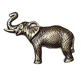 Big Sky Hardware Sierra Lifestyles Elephant Knob, Antique Brass by Big Sky Hardware
