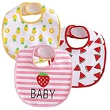 ベビー お食事用 スタイ エプロン ポケット防水エプロン ３枚組