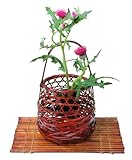 竹製花籠「小町籠・花台付」