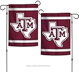 NCAAテキサスA & M 12.5 " X 18 "インチ両面ガーデン旗ロゴ