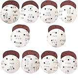 (Cazycazun) ダブル アクション サンダー 用 マジック ペーパー 研磨 やすり 125 mm 6穴 50 100 枚 セット (F セット 中高細密粗粒 100 枚 #120 #150 #