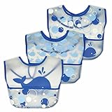 iplay アイプレイ　スタイ　ビブ　防水　３枚セット (クジラgaホエール)