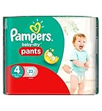 パンパースベビードライパンツサイズ4キャリーパック23 (Pampers) (x2) - Pampers Baby-Dry PANTS Size 4 Carry Pack 23 (Pack of 2)