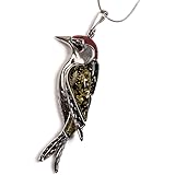 Amazon クラシックバルト海琥珀 大きな蜂のペンダントスズメバチ シルバーチェーン16 5インチ 約42 ポーランド製 ネックレス 通販