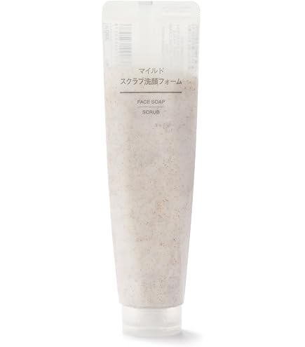 無印良品 MUJI マイルドスクラブ洗顔フォーム 200g