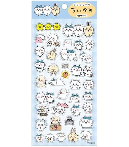 Amazon | ちいかわ ぷっくりあしーる (1)クリア | シール・ステッカー