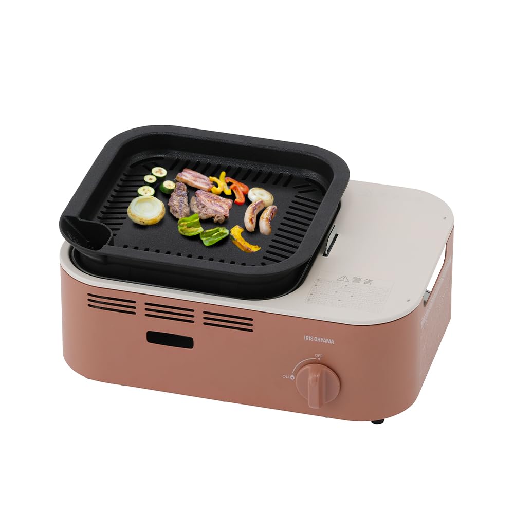 【45%OFF】【4,478円】 アイリスオーヤマ 減煙焼肉カセットコンロ 煙の少ない スモークレス 【送料無料】
