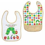 はらぺこあおむし お食事エプロン 2枚組 スモック キッズ 女の子 男の子 ガールズ ボーイズ j-kuz07 イエロー