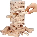 Generic Jenga木製ブロックセット51ブロックブナ数子供教育おもちゃ