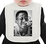Steve Urkel Blows Coke Cocaine Geek Hype ネクタイを有する有機ビブ Medium