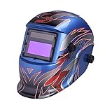 Nuzamasソーラーパワードオートダークニング溶接ヘルメットマスクアークティグミグ溶接フェイスプロテクションシェード範囲を調整したプラズマ切断DIN4 / 9-13 UV / IV保護DIN16