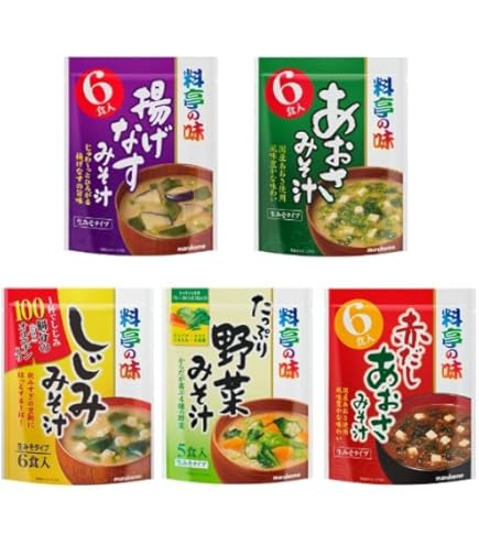Amazon | 大人みそ汁習慣(20食入)【なすと油揚げ ねぎとわかめ 】(2種