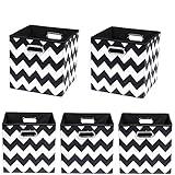 Modern Littles Organization Bundle-5 Storage Bins, Bold Chevron by Modern Littles