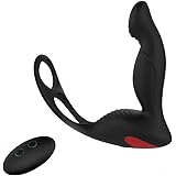 Adorime アナルプラグ 前立腺マッサージ器 ペニスリング付き ワイヤレス アナル拡張 リモコン付き