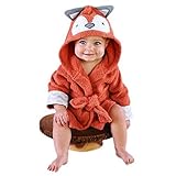 Baby Aspen Rub-A-Dub Hooded Spa Robe, Fox in the Tub by Baby Aspen [並行輸入品]