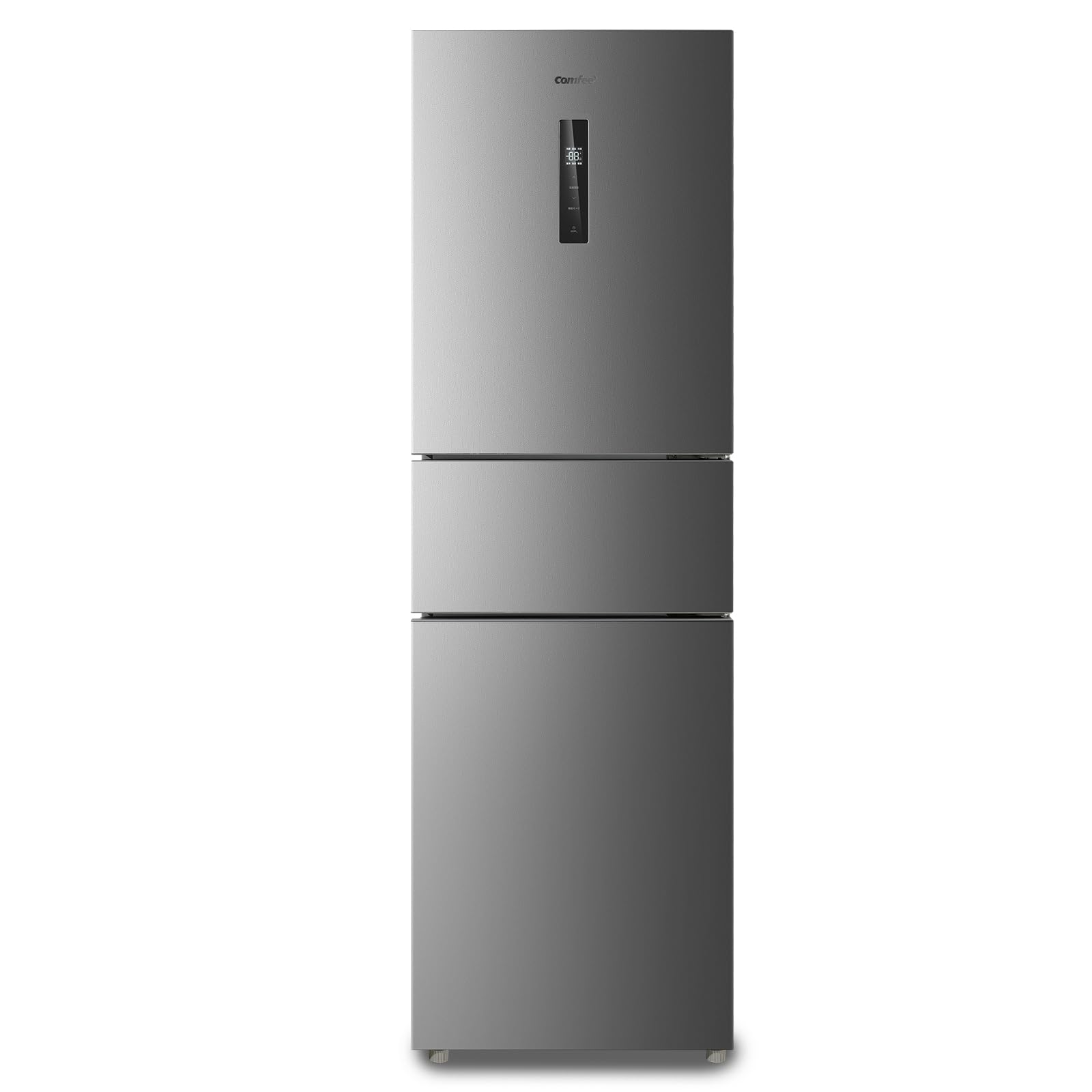 COMFEE' 冷蔵庫 271L 自動霜取り インバーター搭載 3ドア 変温室付き 大容量 幅56.2cm ふたり暮ら…