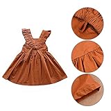 PER　ベビー服　キッズ ワンピース　夏服　バックレス　赤ちゃん　幼児　女の子　柔らかい　快適　可愛い　6-36ヶ月 (XL)