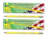 (2-Pack) - Ticonderoga Yellow Pencil, No.1 Extra Soft Lead, Dozen DIX13881 (2-Pack)
