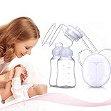 RONGTONGDA 搾乳器 電動 母乳収集 電動式搾乳器 母乳保存 静音設計 安全 衛生 哺乳瓶付