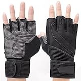 Giantree 重量挙げジムトレーニング スポーツフィットネス手袋 耐衝撃性ノンスリップ通気性耐久性 エクササイズ用品 手首ラップ