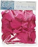 Darice rc-7209 – 94装飾サテンゆったりローズ花びら、Fuschia、100枚パック
