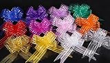 14のセットアソートカラープル文字列リボンクリスマスギフトPull Bows – 6.2インチのワイド32 "ロングリボンギフトラップパーティークリスマスホーム装飾