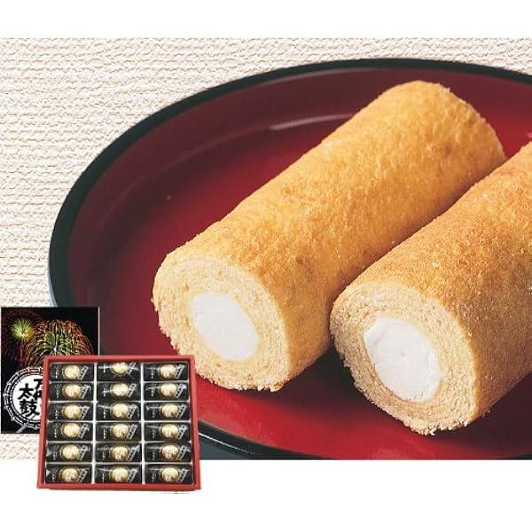 Amazon.co.jp: 大阪屋 焼き菓子 新潟銘菓 万代太鼓 12個入