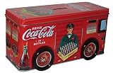 Red Coca - Tin Truck with Driver銀行