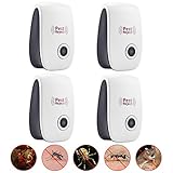 TAMAYKIM 超音波式害虫駆除機 虫除け器 害虫駆除装置 2018改良版 蚊などの害虫を追い払う 立ち入り禁止 寄せつけない 省エネ 多機能 広範囲に及ぶ 360° 有効 人気 コンパクト アメリ