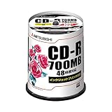 三菱化学 データ用CD-R 100枚入り SR80PP100 ds-1827071