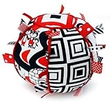 Ribbon Tag Ball - Black, White & Red [並行輸入品]