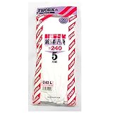 おたふく手袋 綿薄手袋 5双組 JW240 L