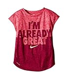 (ナイキ) NIKE キッズTシャツ Heather Already Great Short Sleeve Tee (Little Kids) Racer Pink 6X Little Kids n/
