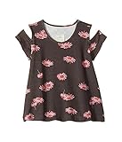 O'NEILL(オニール) ガールズTシャツ・タンクトップ・シャツ Nomad Floral Top (Toddler/Little Kids) Graphite 5 身長: 106-113cm [並