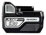 HiKOKI(ハイコーキ) 18V リチウムイオン電池 5.0Ah 冷温庫 UL18DB対応 BSL1850C 0037-6028