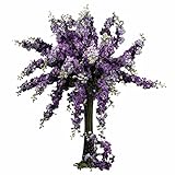 Nearly Natural 2128-PP Delphinium Decorative Stem, 38.5-Inch, Purple [並行輸入品]