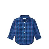 ポロラルフローレン ポニー付 プレイドコットン 長袖シャツ ブルーマルチ (男の子12～24か月用) 12Mサイズ [並行輸入品]