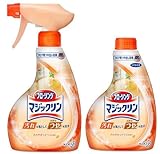 【まとめ買い】花王 フローリングマジックリン フローリング掃除洗剤 油汚れ つや出しスプレー (本体 400ml＋詰め替え 400ml)