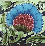 装飾セラミック花壁アートタイル4 x 4