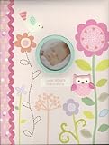 Baby's First Memory Book Look Whoo's Adorable Pink W/flowers, Owls, & Bird by C.R. Gibson