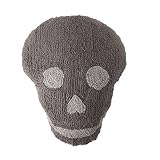 Cushion Skull Dark Grey - Light Grey by Lorena Canals