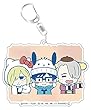 ユーリ!!! on ICE × サンリオ 集合 デカキーホルダー スタンプ ver. A