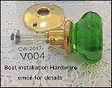 V004 over size Old Town premium knob with the best hardware for door/drawer thickness to 1" or longe