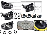 7" Inch Convertible Dust Shroud 7 Inch Polishing 15+1 Pad for metabo dewalt makita bosch grinder gra