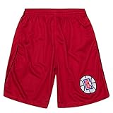 NBA Boysソリッドメッシュアスレチックスポーツショーツと伸縮性ウエストバンドとロゴ XL
