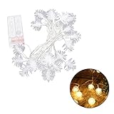 Goshang　イルミネーションライト ストリングライト LED 4.5m 電球数30 電池式 パインコーン　ワイヤーライト クリスマス パーティー 結婚式 誕生日　飾りライト (イエロー)
