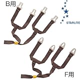 スターライト販売/作業ヘルメット用あご紐/あごバンド縫い付け耳付