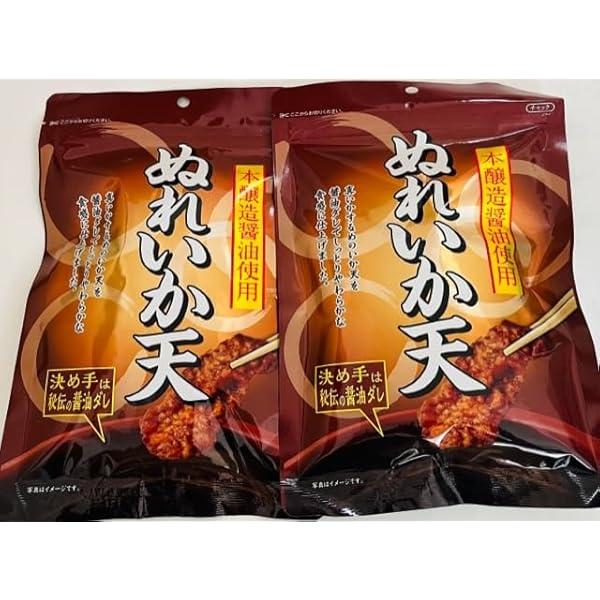 Amazon.co.jp: 本醸造醤油使用 お徳用 ぬれいか天 130g